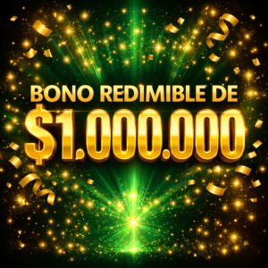 "Gran Sorteo: Un Bono Redimible de $1.000.000"
