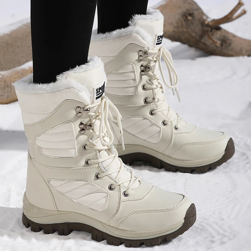 Botas de nieve de invierno para mujer - Image 4