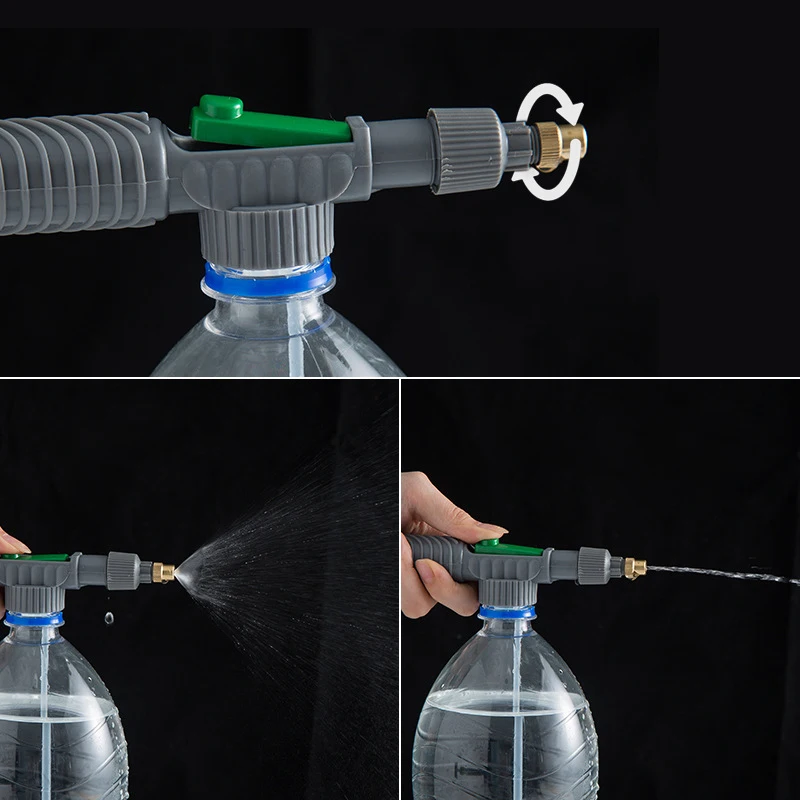 Bomba de aire de alta presión, pulverizador Manual, botella de bebida ajustable, cabezal de pulverización, boquilla, herramienta de riego de jardín, pulverizador, herramientas agrícolas - Image 4